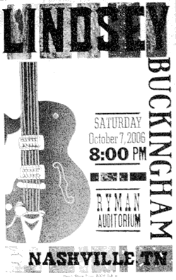 Lindsey Buckingham at the Ryman Auditorium